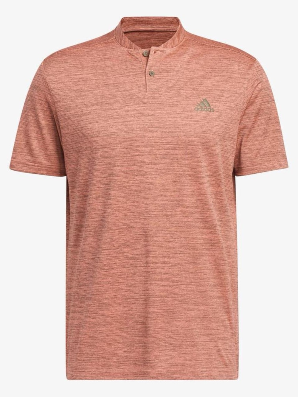 Adidas Texture Blade Coral Golf Polo Shirt
